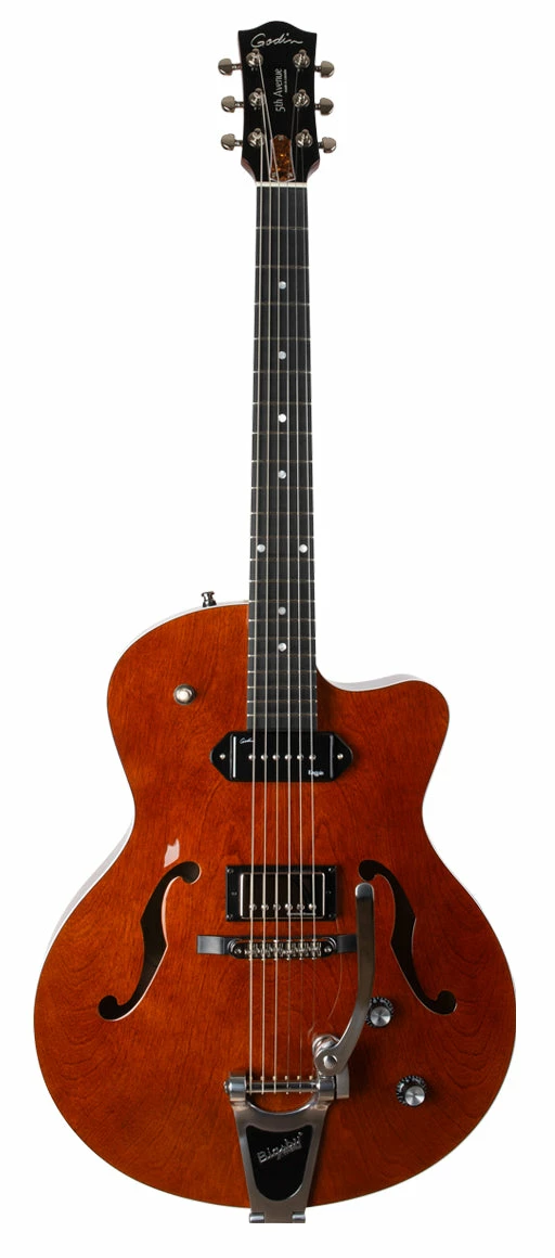 Buy ❤️ Godin 047802 / 050963 Hollow Body 5th Avenue Uptown Custom Havana Brown MADE In CANADA 🛒 1 Godin 047802 / 050963 Hollow Body 5th Avenue Uptown Custom Havana Brown MADE In CANADA