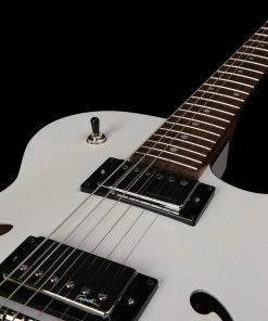 Acoustic Guitars Godin 050222 Montreal Premiere HT Trans White 6 String RH Hollowbody Guitar MADE In CANADA