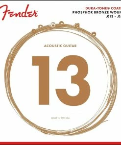 Fender 073-0860-408 860M Phosphor Bronze Coated Guitar Strings - 13-56