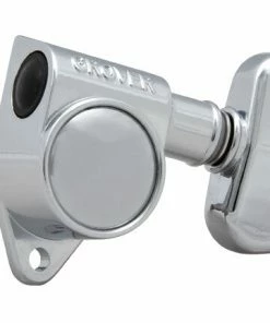 Grover Trophy Parts Grover 102-18C Original Rotomatics With 18:1 Gear Ratio - Guitar Machine Heads, 3 + 3 - Chrome