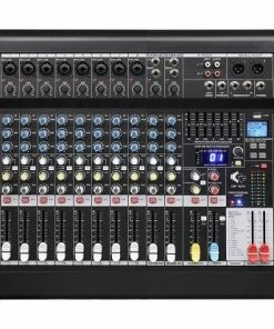 Groove Factory Mixer's GF 1020FX BT MP3 10 Channel Mixer With Effect, Bluetooth, MP3 & Recording Function