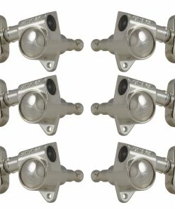 Grover Trophy Grover 102N Original Rotomatics With Round Button - Guitar Machine Heads, 3 + 3 - Nickel