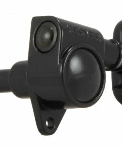 Grover Trophy Parts Grover 106BC Original Locking Rotomatics With Round Button - Guitar Machine Heads, 3 + 3 - Black Chrome