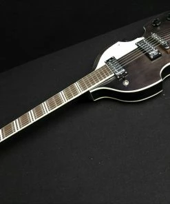 Electric Guitars Hofner HI-459-PE-TBK Ignition Pro Violin Style Electric Guitar - Transparent Black