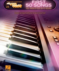 Hal Leonard USA Print Music FIRST 50 SONGS YOU SHOULD PLAY ON KEYBOARD E-Z Play® Today Volume 23