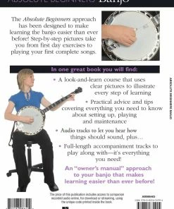 Hal Leonard USA ABSOLUTE BEGINNERS – BANJO The Complete Picture Guide To Playing The Banjo Print Music