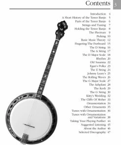 Hal Leonard USA ABSOLUTE BEGINNERS – IRISH TENOR BANJO The Complete Guide To Playing Irish Style Tenor Banjo