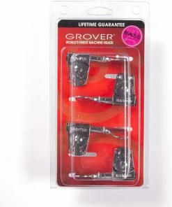 Grover Trophy Parts Grover 145C4 Chrome Finish Bass Machine Head Tuners