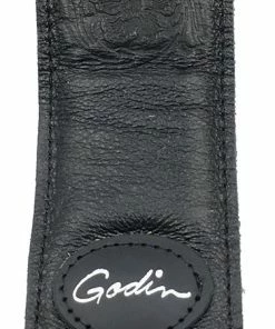 GODIN Black Western Print Padded Guitar Strao With Patch Logo Accessories