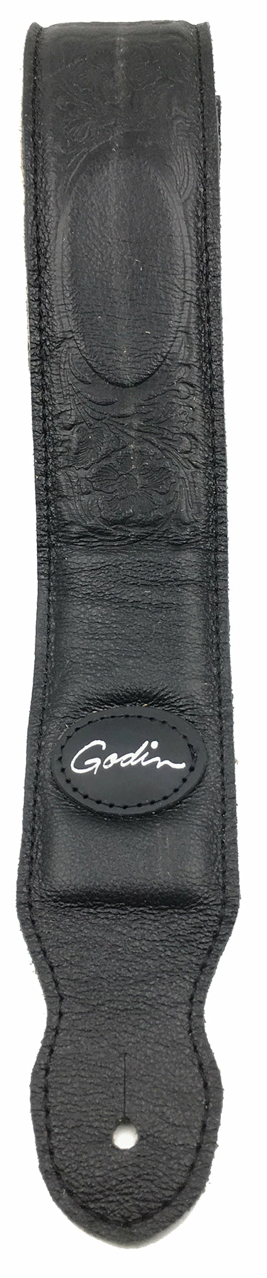Discount 🤩 GODIN Black Western Print Padded Guitar Strao With Patch Logo Accessories ⭐ 1 GODIN Black Western Print Padded Guitar Strao With Patch Logo Accessories