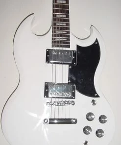 Glen Burton USA Glen Burton Full Size SG 6 String Electric Guitar - White