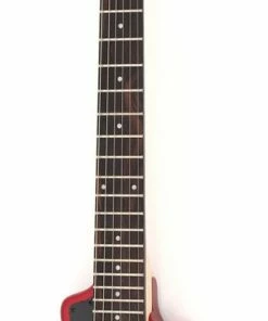 Hofner HOF-HCT-SH-DLX- R-O Deluxe Shorty Electric Travel Guitar - Red - With Gig Bag