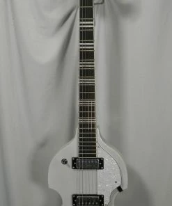 Hofner HI-459-PE-PW Ignition Pro Violin Style Electric Guitar - Pearl White Electric Guitars