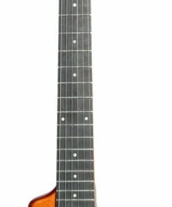 Hofner HOF-HCT-SH-MO-O Shorty Electric Travel Guitar - Metallic Orange - With Gig Bag Electric Guitars