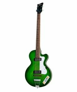 Hofner HI-CB-PE-GR Club Bass - Ignition Transparent Green - PRO Bass Guitars