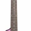 Electric Guitars Hofner HOF-HCT-SH-PU-O Shorty Electric Travel Guitar - Metallic Purple - With Gig Bag
