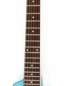 Electric Guitars Hofner HOF-HCT-SH-BL-O Shorty Electric Travel Guitar - Blue - With Gig Bag