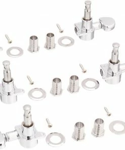 Grover Trophy Parts Grover 205C Mini 3 Per Side Machine Heads, Chrome