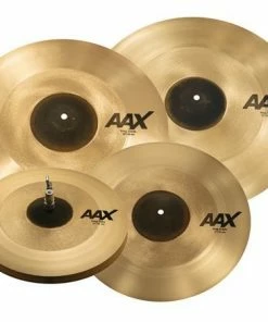 Ride Cymbals Sabian 25005XFC AAX Freq Performance Set-14" Freq Hats, 16" Freq Crash, 21" Freq Ride FREE 18" Freq Crash MADE In CANADA