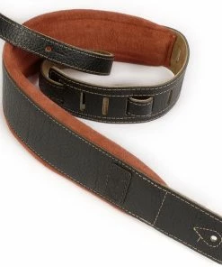 Accessories Godin Black Leather/Rust Suede Guitar Strap