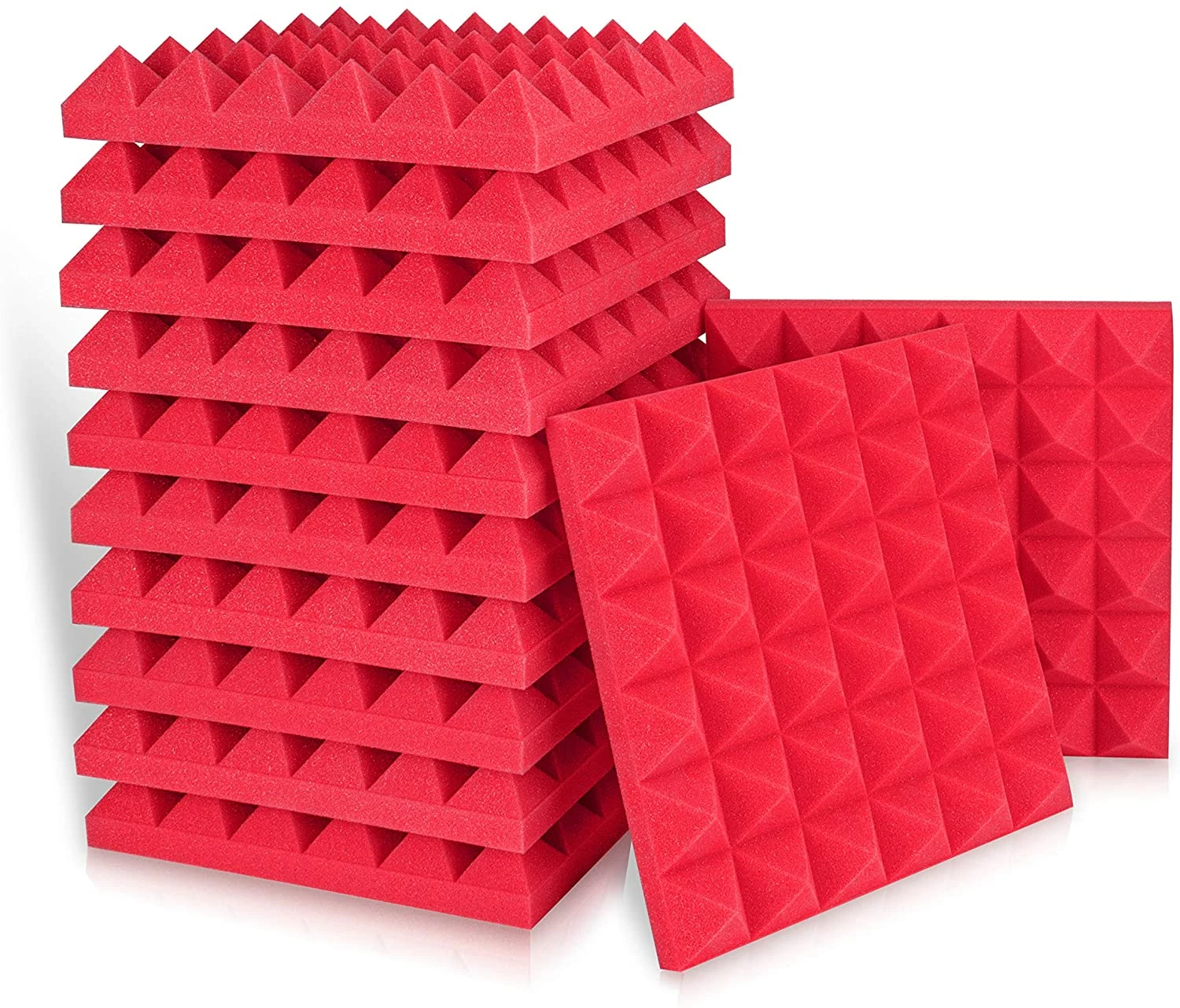 Best Pirce ๐ JJ Music Sales Acoustic Studio Panel Foam Pyramid Wedges 2" X 12" X 12" Sound-Proofing, Sound Absorption โ 8 JJ Music Sales Acoustic Studio Panel Foam Pyramid Wedges 2" X 12" X 12" Sound-Proofing, Sound Absorption