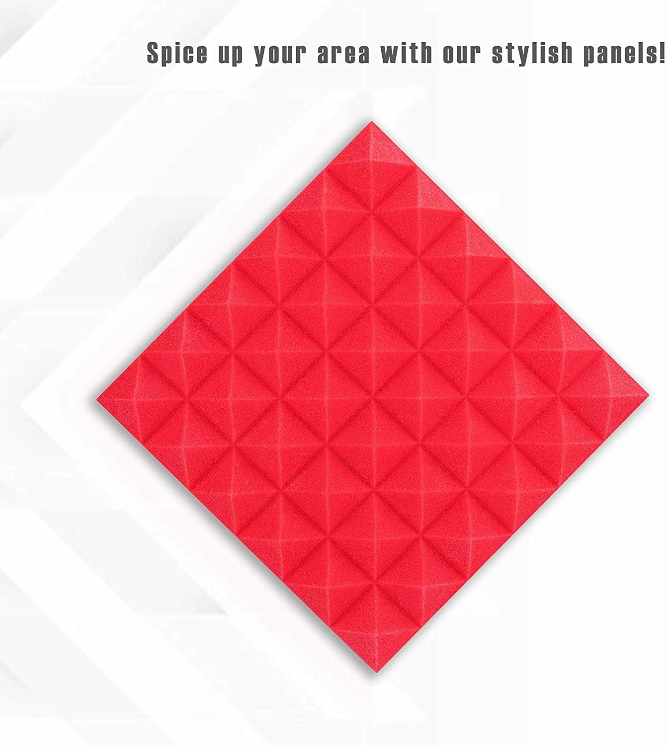 Best Pirce ๐ JJ Music Sales Acoustic Studio Panel Foam Pyramid Wedges 2" X 12" X 12" Sound-Proofing, Sound Absorption โ 13 JJ Music Sales Acoustic Studio Panel Foam Pyramid Wedges 2" X 12" X 12" Sound-Proofing, Sound Absorption