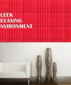 Best Pirce ๐ JJ Music Sales Acoustic Studio Panel Foam Pyramid Wedges 2" X 12" X 12" Sound-Proofing, Sound Absorption โ 27 JJ Music Sales Acoustic Studio Panel Foam Pyramid Wedges 2