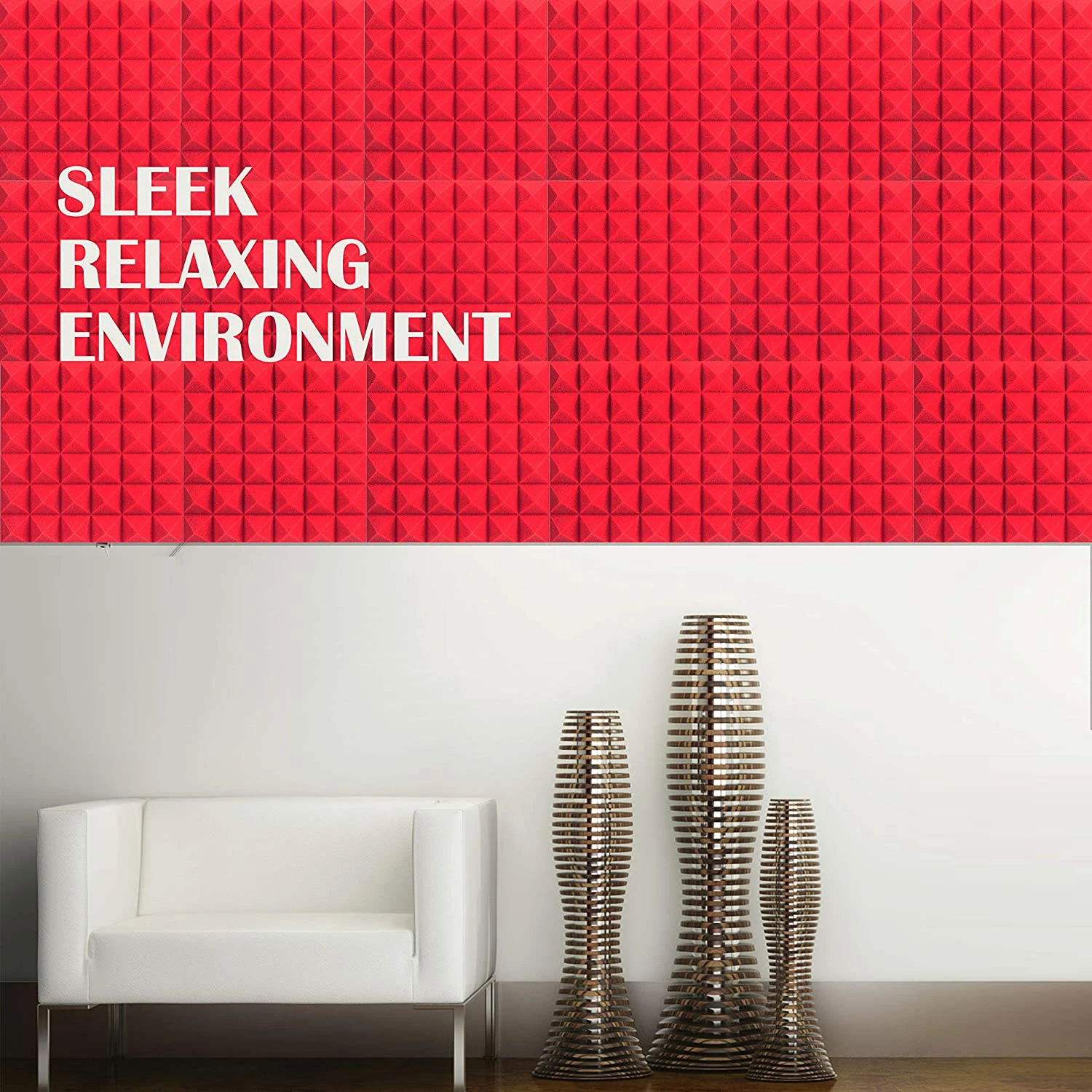 Best Pirce ๐ JJ Music Sales Acoustic Studio Panel Foam Pyramid Wedges 2" X 12" X 12" Sound-Proofing, Sound Absorption โ 14 JJ Music Sales Acoustic Studio Panel Foam Pyramid Wedges 2" X 12" X 12" Sound-Proofing, Sound Absorption