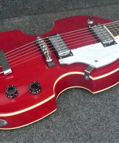 Hofner HI-459-PE-RD Ignition Pro Violin Style Electric Guitar - Red Electric Guitars