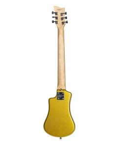 Hofner HOF-HCT-SH-GT-O Shorty Electric Travel Guitar - Gold Top - With Gig Bag