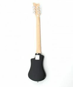 Electric Guitars Hofner HOF-HCT-SH-DLX- BK-O Deluxe Shorty Electric Travel Guitar - Black - With Gig Bag