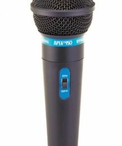 Apex Hand Held Dynamic Microphone W/ XLR Cable Microphones