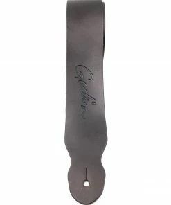Godin Standard Black Leather Guitar Strap With Embossed Logo Accessories