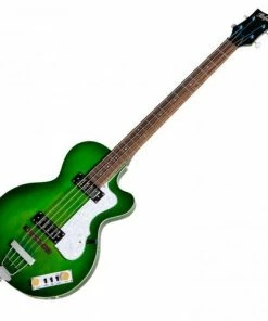 Hofner HI-CB-PE-GR Club Bass - Ignition Transparent Green - PRO Bass Guitars