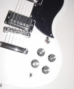 Glen Burton USA Glen Burton Full Size SG 6 String Electric Guitar - White