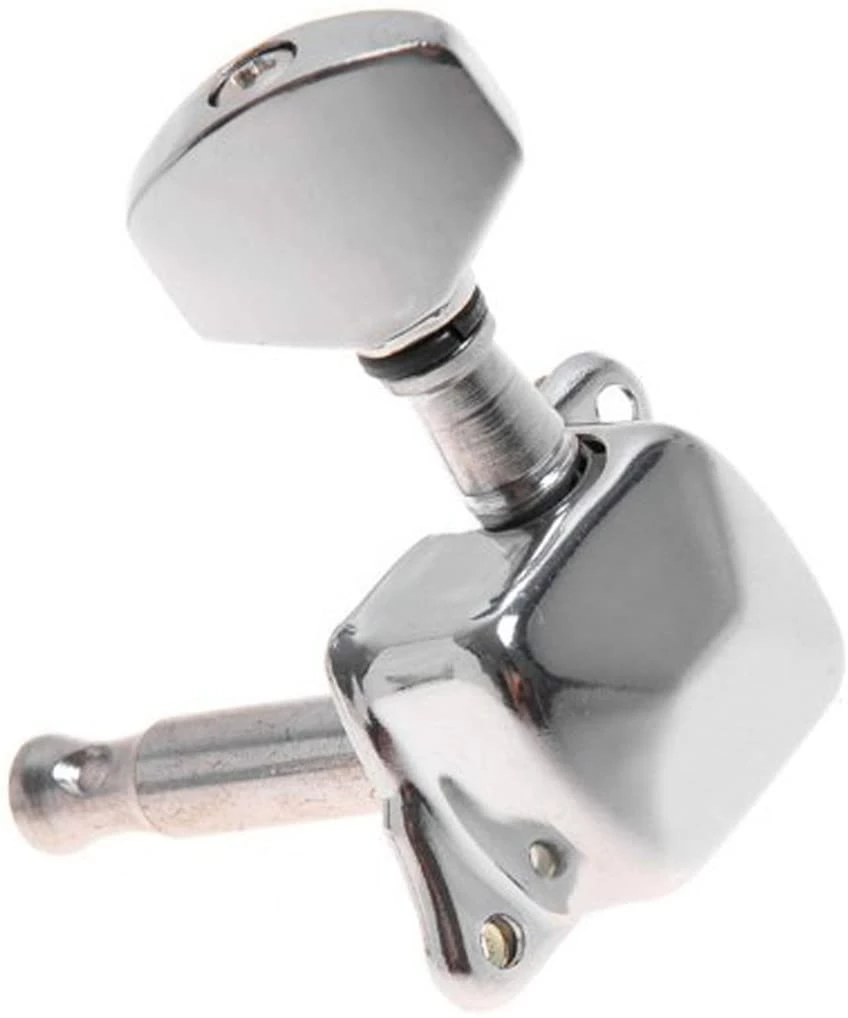 Deals ๐ JJ Music Sales 3 Left 3 Right Semi Closed Guitar String Tuning Pegs Tuners Machine Heads Set For Electric/Acoustic Guitar, Chrome Parts ๐ 3 JJ Music Sales 3 Left 3 Right Semi Closed Guitar String Tuning Pegs Tuners Machine Heads Set For Electric/Acoustic Guitar, Chrome Parts