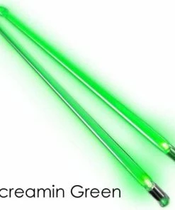 Firestix FX12GR Light Up Drum Sticks 5B Scramming Green