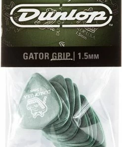 Dunlop 417P1.5 Gator Grip Standard 1.5mm Green Guitar Picks