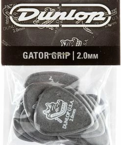 Dunlop 417P20 2.0mm Gator Grip Picks, 12-Pack Accessories