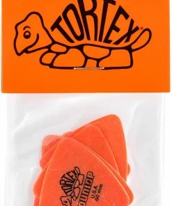 Accessories Dunlop 431P.60 Tortex Triangle, Orange 60mm, 6 Player's Pack