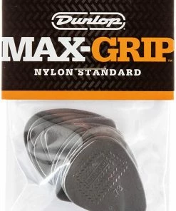 Dunlop 449P073 .73mm Max-Grip Nylon Standard Guitar Picks, 12-Pack Accessories