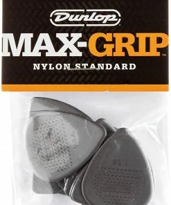 Accessories Dunlop 449P114 1.14mm Max-Grip Nylon Standard Guitar Picks, 12-Pack