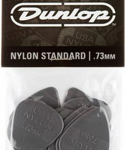 Dunlop 44P73 .73mm Nylon Standard Guitar Picks, 12-Pack