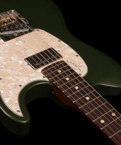 Electric Guitars Godin 046959 Stadium '59 Desert Green RN Electric Guitar Made In Canada