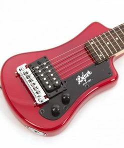 Electric Guitars Hofner Shorty Electric Guitar - Red - With Gig Bag