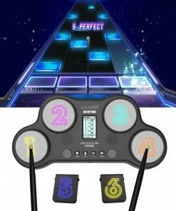 Electronic Drums Avatar PD405 Electric Percussion Digital Silicon Drum Pad With Pedals