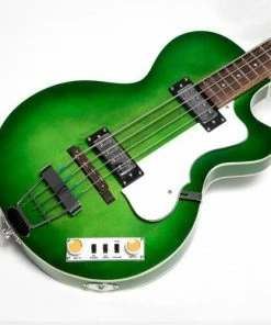 Hofner HI-CB-PE-GR Club Bass - Ignition Transparent Green - PRO Bass Guitars