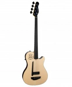 Bass Guitars Godin 050796 A4 Ultra Natural Fretless Acoustic Electric Bass Guitar MADE In CANADA