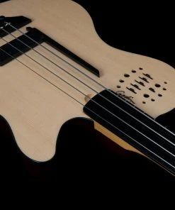 Bass Guitars Godin 050796 A4 Ultra Natural Fretless Acoustic Electric Bass Guitar MADE In CANADA
