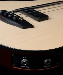 Bass Guitars Godin 050796 A4 Ultra Natural Fretless Acoustic Electric Bass Guitar MADE In CANADA